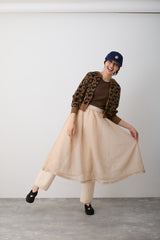 NYW011【NYANDER KNIT/ニャンダーニット】sheer rame skirt シアースカート  【公式】Hanazawa Knit Design オンラインストア