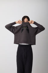 NYW004【NYANDER KNIT/ニャンダーニット】 CATS EYE PO ニットトレーナー【公式】Hanazawa Knit Design オンラインストア