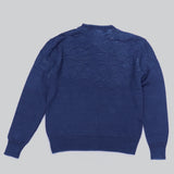 HKD023【HKD】 DENIM FLOWER PULL 【公式】Hanazawa Knit Design オンラインストア