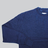 HKD023【HKD】 DENIM FLOWER PULL 【公式】Hanazawa Knit Design オンラインストア