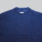 HKD023【HKD】 DENIM FLOWER PULL 【公式】Hanazawa Knit Design オンラインストア