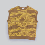 【Hkd-001】波柄ベスト【公式】Hanazawa Knit Design オンラインストア