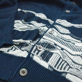 【Hkd-002】波柄カーディガン【公式】Hanazawa Knit Design オンラインストア