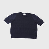 【HKF009】透かし格子柄パフスリーブ 【公式】Hanazawa Knit Design オンラインストア