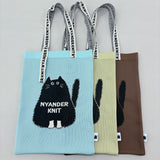 NYG004【NYANDER KNIT/ニャンダーニット】nyander tote トートバッグ 【公式】Hanazawa Knit Design オンラインストア
