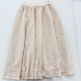 NYW011【NYANDER KNIT/ニャンダーニット】sheer rame skirt シアースカート  【公式】Hanazawa Knit Design オンラインストア