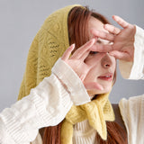 NYG014【NYANDER KNIT/ニャンダーニット】ALPACA CATS CLAW △SHAWL 【公式】Hanazawa Knit Design オンラインストア