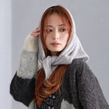NYG014【NYANDER KNIT/ニャンダーニット】ALPACA CATS CLAW △SHAWL 【公式】Hanazawa Knit Design オンラインストア