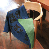 NYG018【NYANDER KNIT/ニャンダーニット】 NIGHT CAT JQ LAP BLANKET【公式】Hanazawa Knit Design オンラインストア