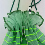 NYG001【NYANDER KNIT/ニャンダーニット】Sheer frill pochetto 【公式】Hanazawa Knit Design オンラインストア