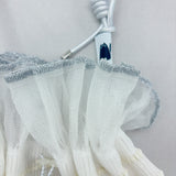 NYG001【NYANDER KNIT/ニャンダーニット】Sheer frill pochetto 【公式】Hanazawa Knit Design オンラインストア