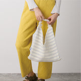 NYG002【NYANDER KNIT/ニャンダーニット】Sheer frill tote バッグ 【公式】Hanazawa Knit Design オンラインストア