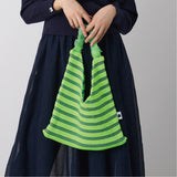 NYG002【NYANDER KNIT/ニャンダーニット】Sheer frill tote バッグ 【公式】Hanazawa Knit Design オンラインストア