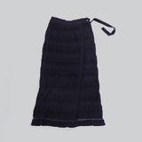 NYW014【NYANDER KNIT/ニャンダーニット】 CAT RIB WRAP SKIRT 【公式】Hanazawa Knit Design オンラインストア