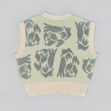 NYW015【NYANDER KNIT/ニャンダーニット】 NIGHT CAT JQ VEST 【公式】Hanazawa Knit Design オンラインストア