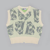 NYW015【NYANDER KNIT/ニャンダーニット】 NIGHT CAT JQ VEST 【公式】Hanazawa Knit Design オンラインストア