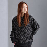 NYW019【NYANDER KNIT/ニャンダーニット】CATgeometric HOODIE 【公式】Hanazawa Knit Design オンラインストア