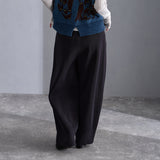 NYW026【NYANDER KNIT/ニャンダーニット】KNIT BARREL PANTS 【公式】Hanazawa Knit Design オンラインストア