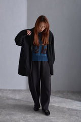 NYW026【NYANDER KNIT/ニャンダーニット】KNIT BARREL PANTS 【公式】Hanazawa Knit Design オンラインストア