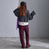 NYW028【NYANDER KNIT/ニャンダーニット】 CAT RIB PANTS 【公式】Hanazawa Knit Design オンラインストア