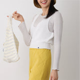 NYW002【NYANDER KNIT/ニャンダーニット】 SILK RIB P/O リブプルオーバー【公式】Hanazawa Knit Design オンラインストア