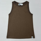 NYW001【NYANDER KNIT/ニャンダーニット】 RIB TANC TOP リブタンクトップ 【公式】Hanazawa Knit Design オンラインストア