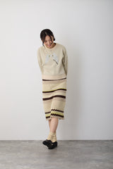 NYW004【NYANDER KNIT/ニャンダーニット】 CATS EYE PO ニットトレーナー【公式】Hanazawa Knit Design オンラインストア