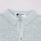 NYW007【NYANDER KNIT/ニャンダーニット】NYA KNIT Shirts ニットシャツ 【公式】Hanazawa Knit Design オンラインストア