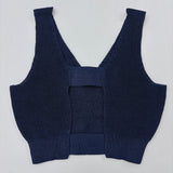 NYW008【NYANDER KNIT/ニャンダーニット】 BUSTIER VEST ニットベスト【公式】Hanazawa Knit Design オンラインストア