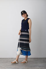 NYW008【NYANDER KNIT/ニャンダーニット】 BUSTIER VEST ニットベスト【公式】Hanazawa Knit Design オンラインストア