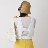 NYW008【NYANDER KNIT/ニャンダーニット】 BUSTIER VEST ニットベスト【公式】Hanazawa Knit Design オンラインストア