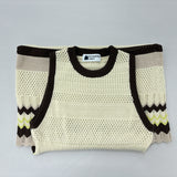 NYWR012【NYANDER KNIT/ニャンダーニット】Lacy border OP ワンピース 【公式】Hanazawa Knit Design オンラインストア