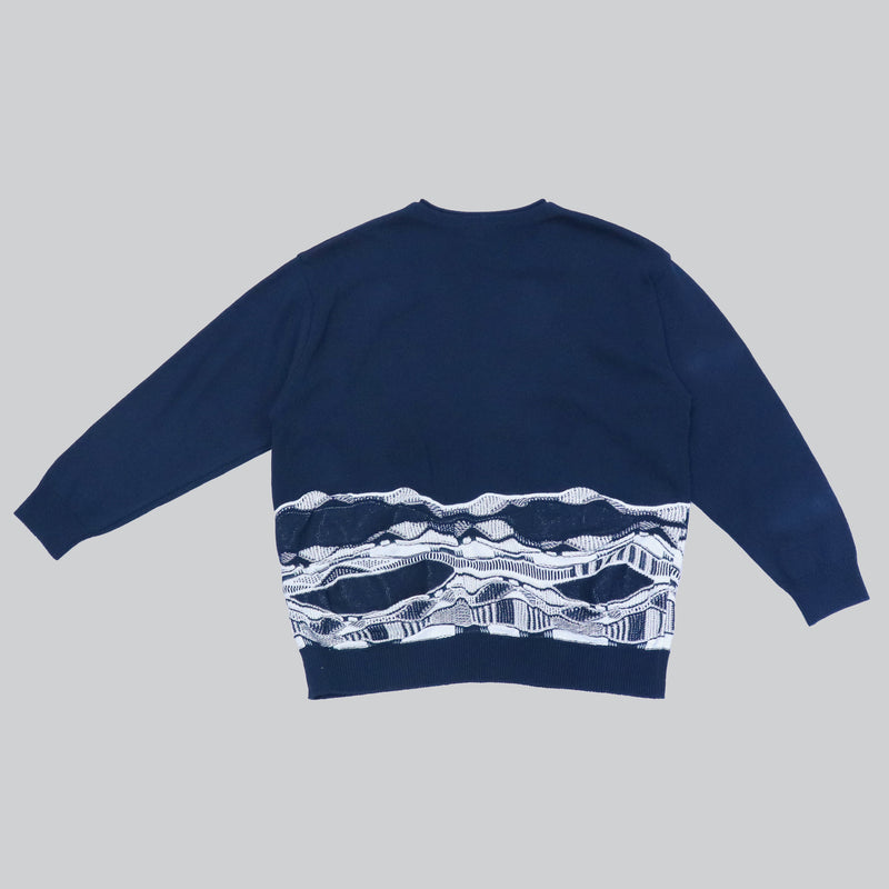 【Hkd-002】波柄カーディガン【公式】Hanazawa Knit Design オンラインストア