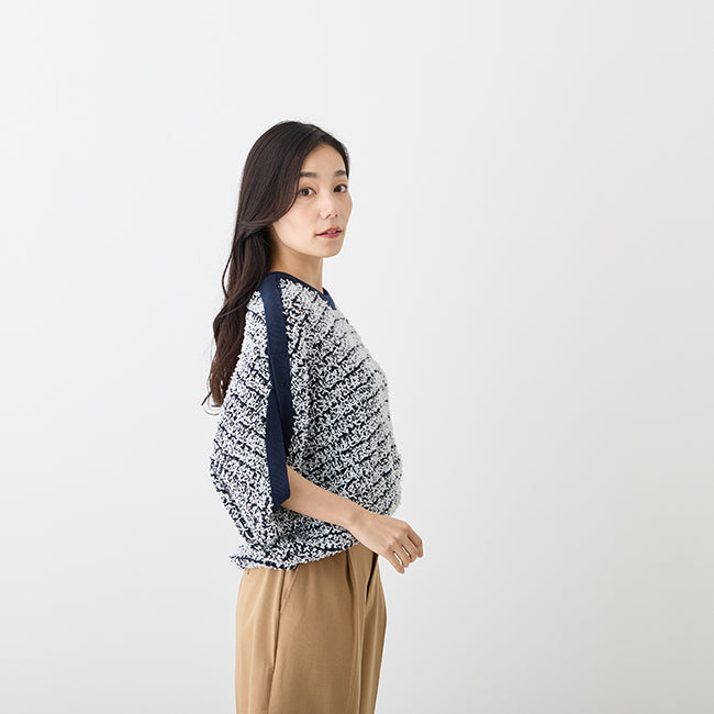 [Hkd-12] Paper yarn dolman sleeve (size FREE)