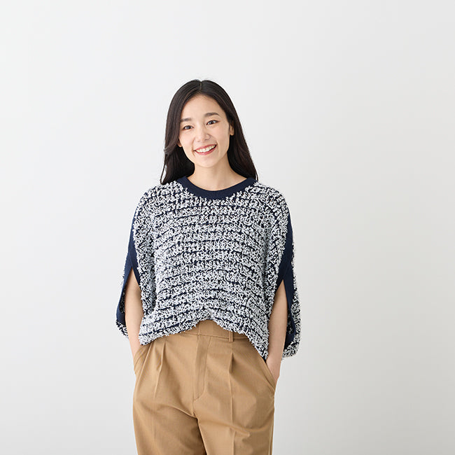 [Hkd-12] Paper yarn dolman sleeve (size FREE)