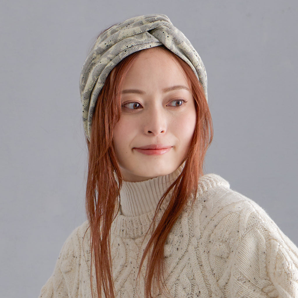NYG015【NYANDER KNIT/ニャンダーニット】CATgeometric TURBAN 【公式