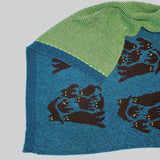 NYG018【NYANDER KNIT/ニャンダーニット】  NIGHT CAT JQ LAP BLANKET【公式】Hanazawa Knit Design オンラインストア