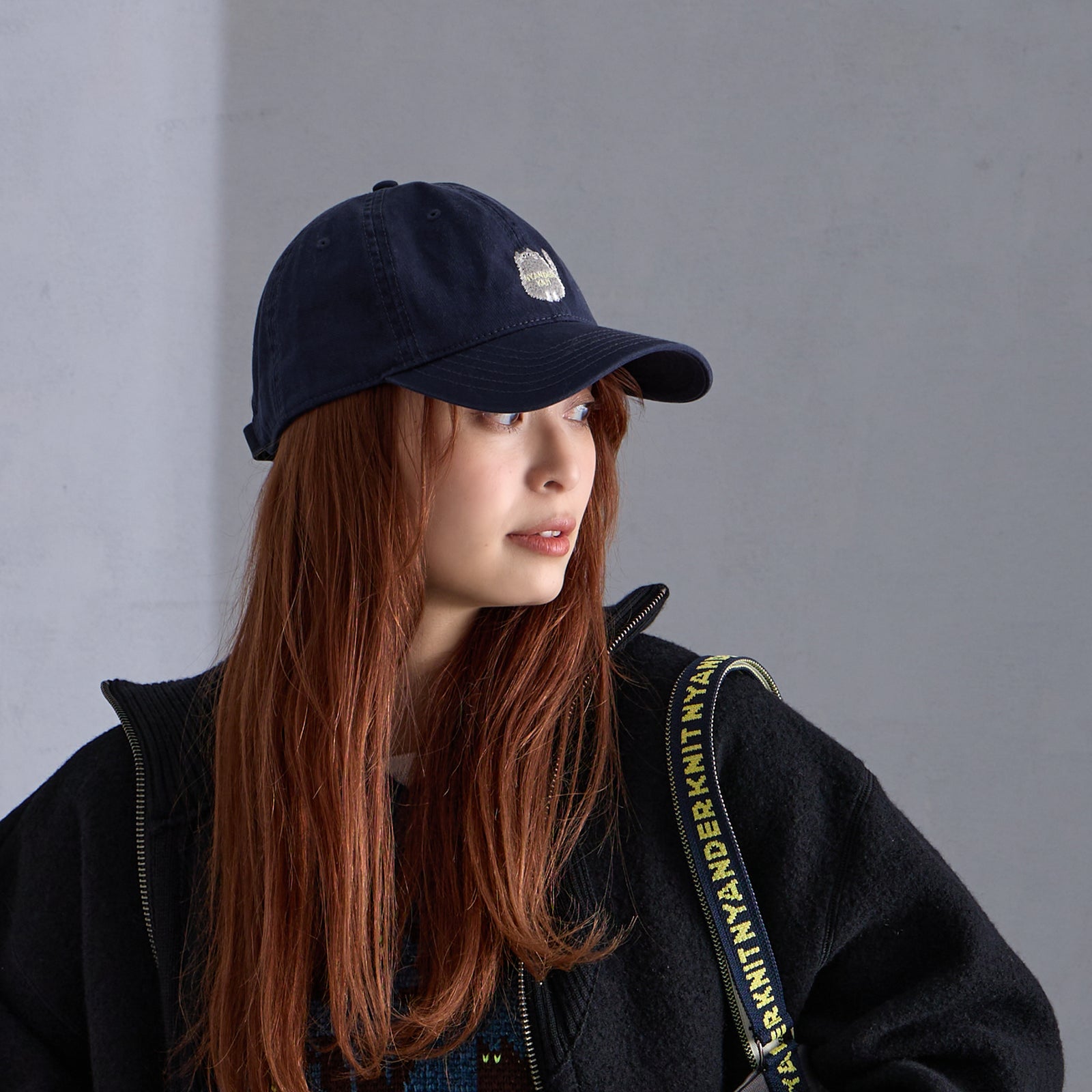 NYG020【NYANDER KNIT/ニャンダーニット】 NYANDER EMBROIDERY CAP