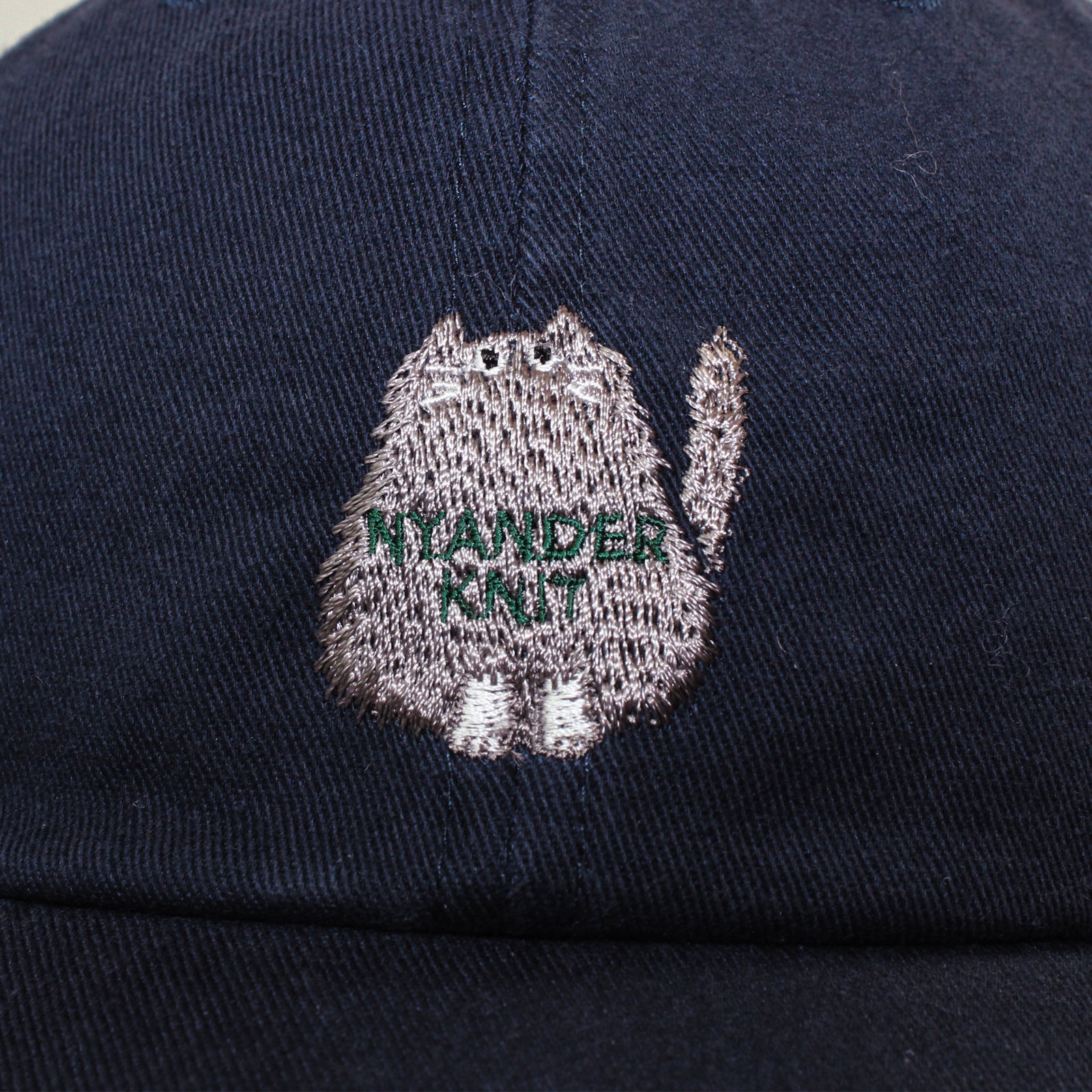 NYG020【NYANDER KNIT/ニャンダーニット】 NYANDER EMBROIDERY CAP