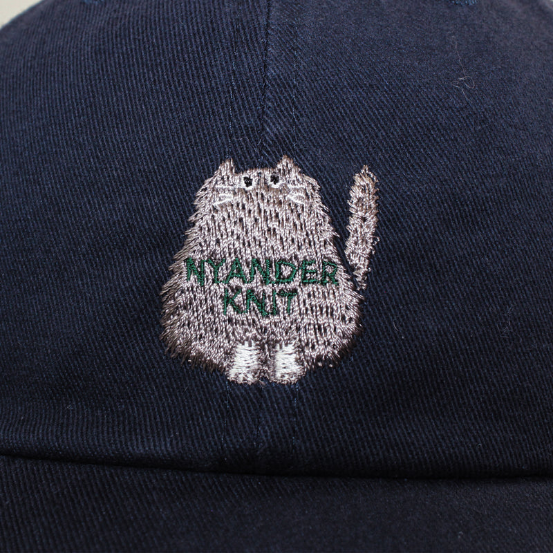 NYG020【NYANDER KNIT/ニャンダーニット】  NYANDER　EMBROIDERY CAP 【公式】Hanazawa Knit Design オンラインストア