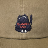 NYG020【NYANDER KNIT/ニャンダーニット】  NYANDER　EMBROIDERY CAP 【公式】Hanazawa Knit Design オンラインストア