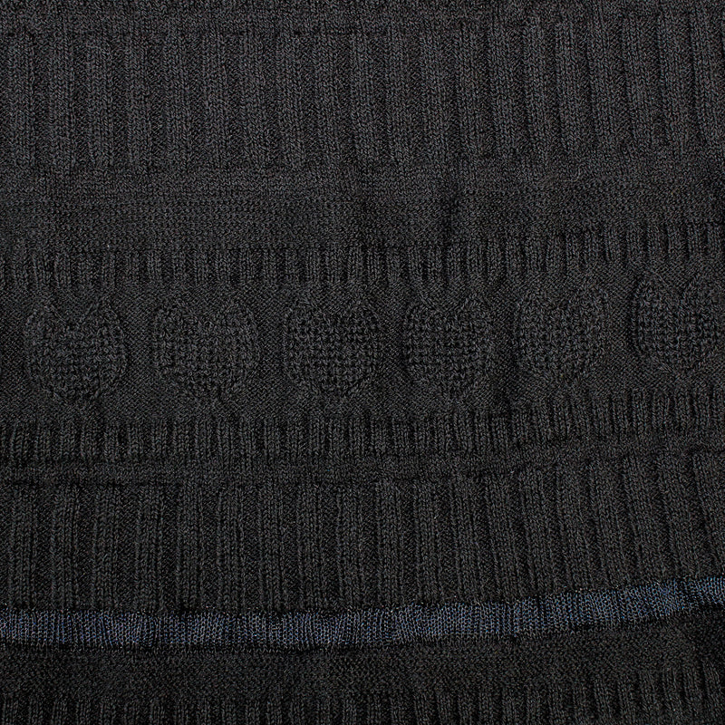 NYW014【NYANDER KNIT/ニャンダーニット】   CAT RIB WRAP SKIRT 【公式】Hanazawa Knit Design オンラインストア