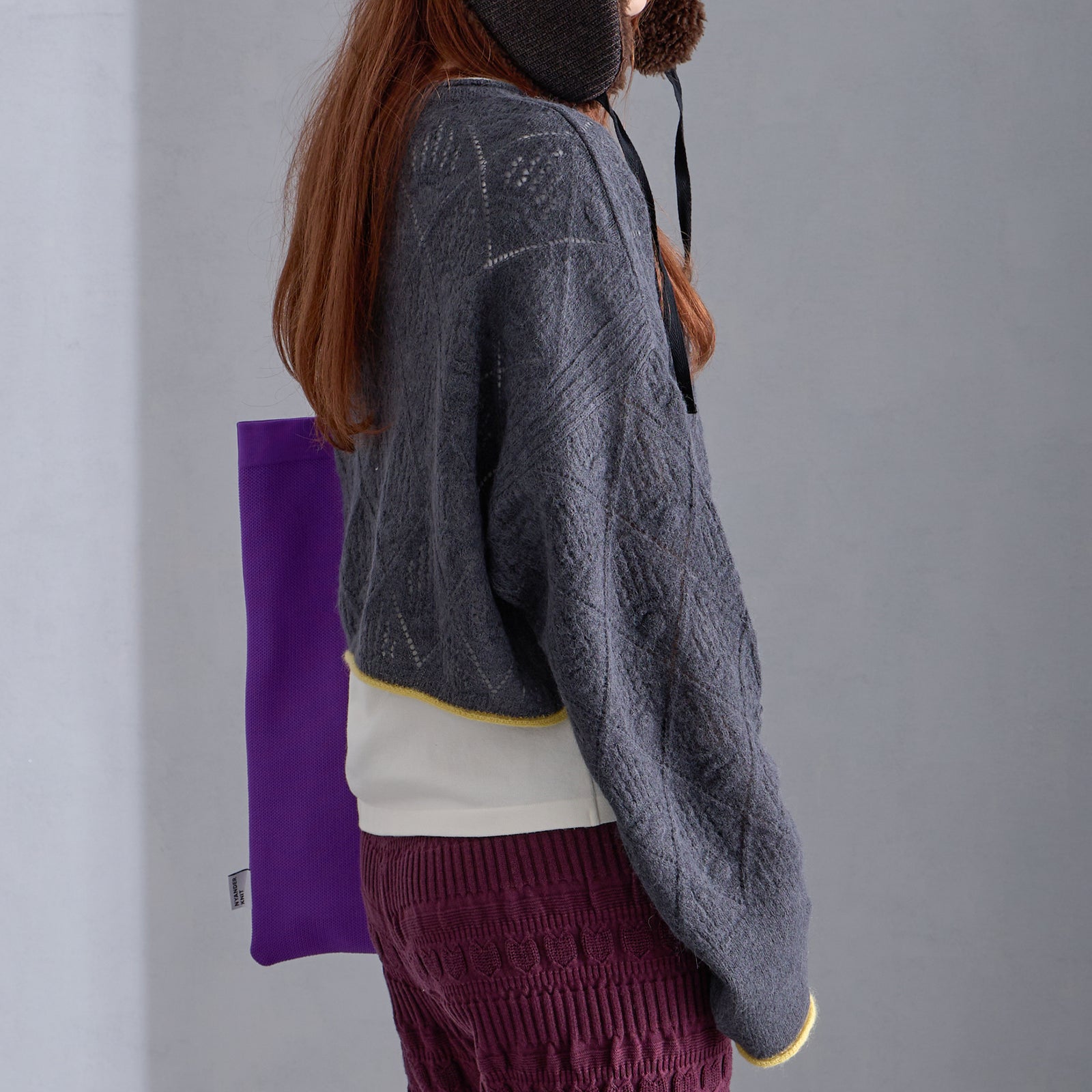 はなちゃん【値下げ】Drawer　ニット NYW021【NYANDER KNIT/ニャンダーニット】NYANDER BASIC PULL【公式