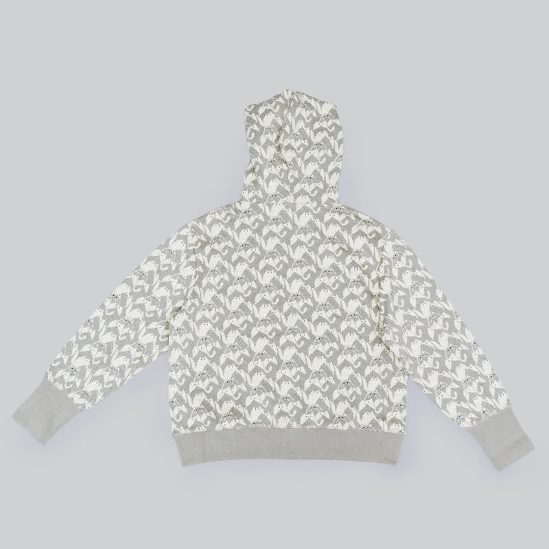 NYW019【NYANDER KNIT/ニャンダーニット】CATgeometric HOODIE 【公式】Hanazawa Knit Design オンラインストア