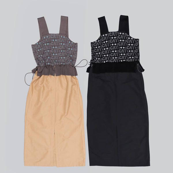 NYW027【NYANDER KNIT/ニャンダーニット】  CAT JAQUARD ONEPIECE 【公式】Hanazawa Knit Design オンラインストア