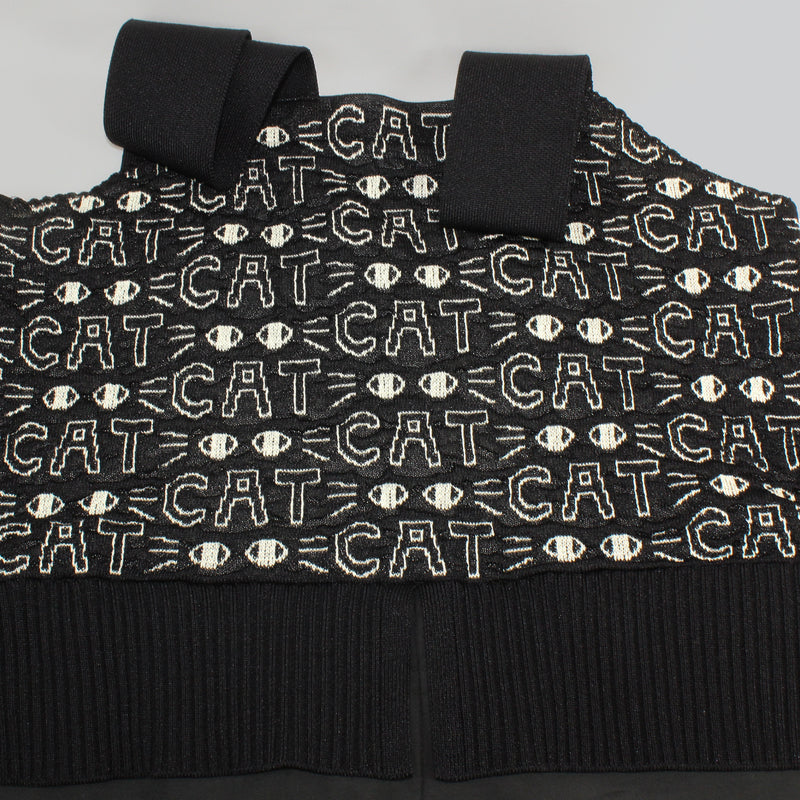 NYW027【NYANDER KNIT/ニャンダーニット】  CAT JAQUARD ONEPIECE 【公式】Hanazawa Knit Design オンラインストア