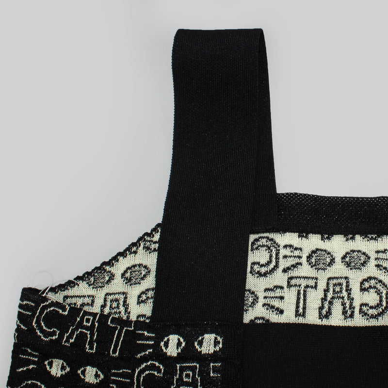 NYW027【NYANDER KNIT/ニャンダーニット】  CAT JAQUARD ONEPIECE 【公式】Hanazawa Knit Design オンラインストア