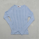 NYWR002 [NYANDER KNIT] SILK RIB P/O Rib Pullover Delivery period: Mid-January [Official] Hanazawa Knit Design Online Store