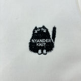 NYW003【NYANDER KNIT/ニャンダーニット】 KNIT T-Shirts  ニットTシャツ 配送時期：3月中旬【公式】Hanazawa Knit Design オンラインストア