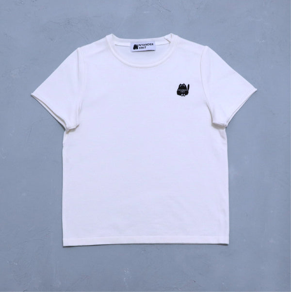 NYWR003 [NYANDER KNIT] KNIT T-Shirts Knit T-Shirts Delivery period: Mid-March [Official] Hanazawa Knit Design Online Store